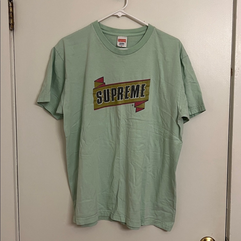 Supreme Mint Green Short Sleeve Tee